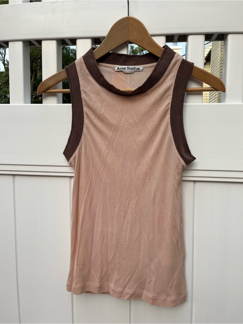 Acne Studios colorblock muscle tank top Size CS